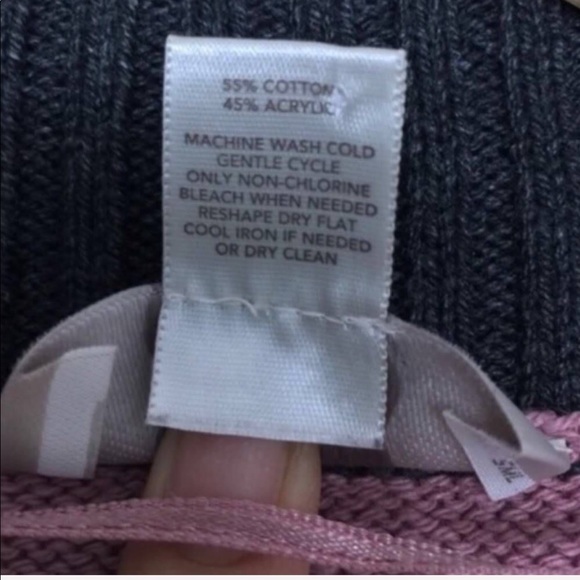 LOFT | Mauve Pink Color Block Open Front Cardigan - Picture 8 of 8